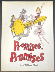 Promises, Promises Neil Simon Burt Bacarach Musical Play Program 1968 - Bild 1 von 9