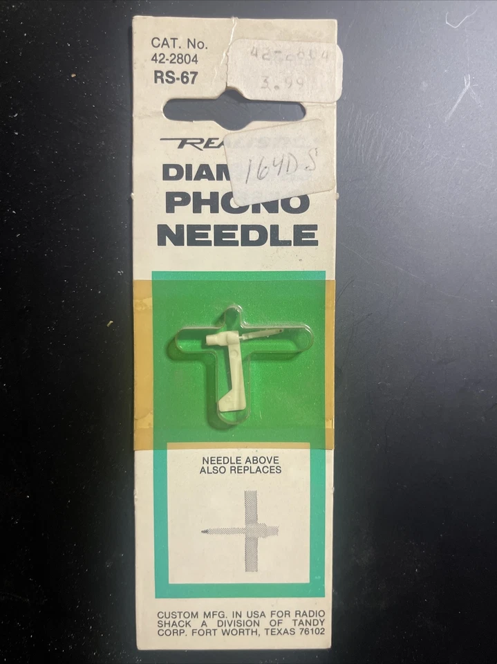 Realistic Diamond Needle Stylus Record Player RS-67 - Image 1 of 1