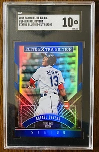 2015 Panini Elite Extra Ed. Rafael Devers Die Cut #194 #/100 SGC 10 GM Pop 1!  - Picture 1 of 2