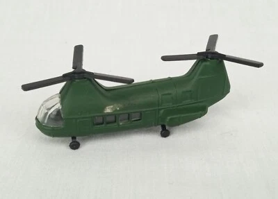 helicóptero vintage Corgi Juniors Kaki V100 exército militar airbus - Imagem 1 de 4