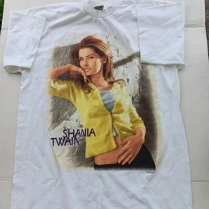 T-shirt concerto Shania Twain vintage 1998 taglia grande nuova senza etichette NOS - Foto 1 di 19