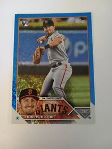 Ford Proctor 2023 Topps Serie 2/999 Azul Paralelo #472 Gigantes de San Francisco radiocontrol - Imagen 1 de 5