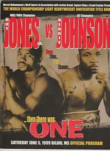  ROY JONES Jr vs REGGIE JOHNSON OFFIZIELLES BOXPROGRAMM VOR ORT 5. JUNI 1999  - Bild 1 von 4
