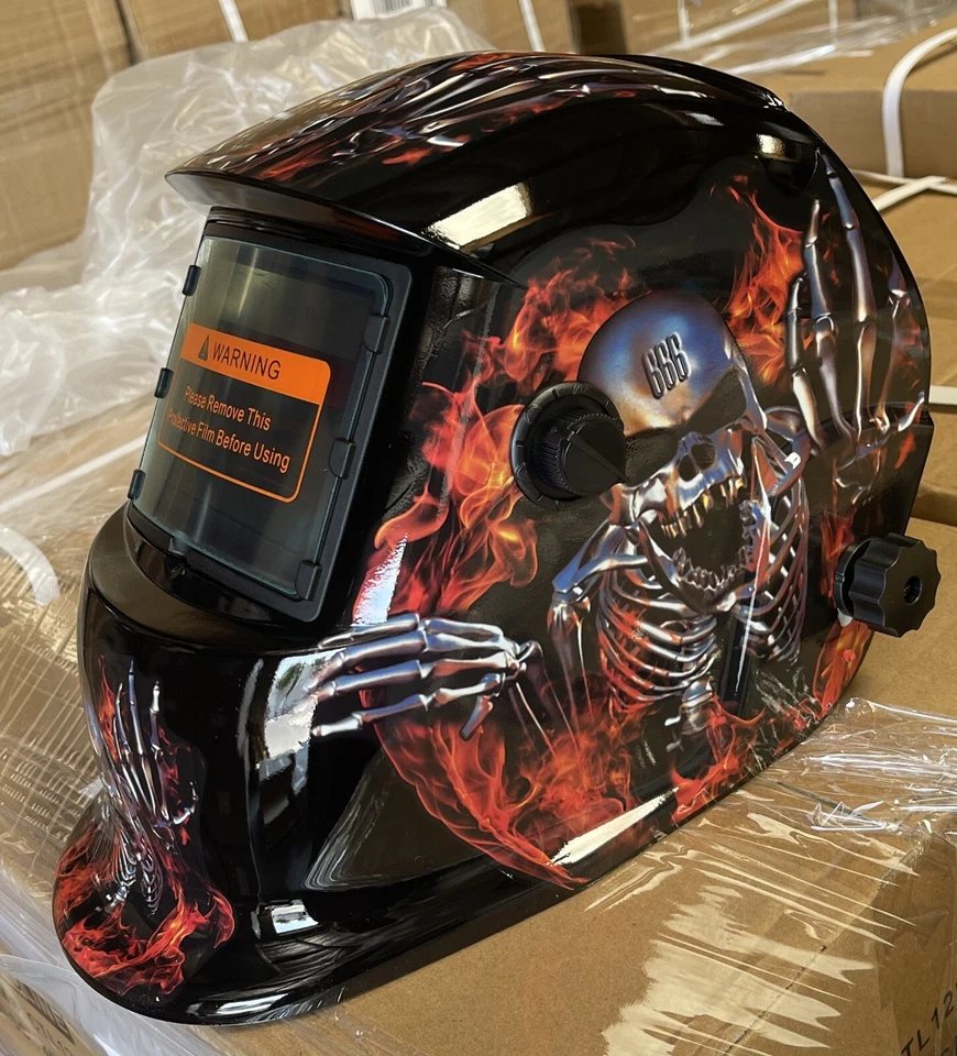 Shop-Tek FRS Bag Solar Auto Darkening Welding Helmet Arc TIG MIG Certified Mask Grinding