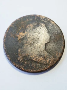 1798 Draped Bust Large Cent - Early American Copper - Picture 1 of 2