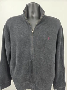 Ralph Lauren Pullover Medium Gray Full Zip Jacket Coat Walking Casual Men - Picture 1 of 16