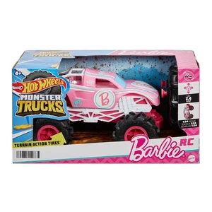 HOT WHEELS MONSTER TRUCK BARBIE RC FERNGESTEUERTES FAHRZEUG 1:24 - Bild 1 von 7