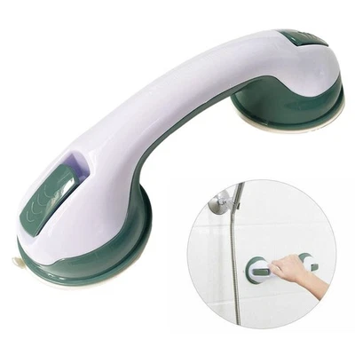 Paquete de 2 empuñaduras de ducha empuñadura de barandilla de succión para discapacitados ancianos baño seguridad Foto 1 de 4