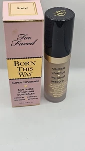 Too Faced Snow Born This Way Sculpting Concealer Lightweight Super Coverage NIB - Picture 1 of 1