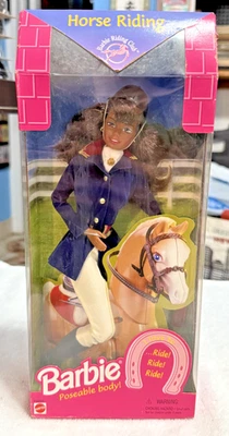 1997 Barbie Horse Riding African American Barbie Riding Club Brand New in Box - Image 1 of 4