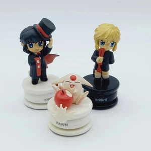 Lot Chess Figures CLAMP No Kiseki genuine Akira black & white knite japan - Imagen 1 de 10