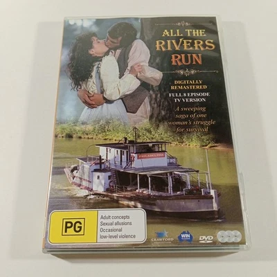 All The Rivers Run DVD Region Free PAL Sigrid Thornton John Waters Mini Series - Image 1 of 4