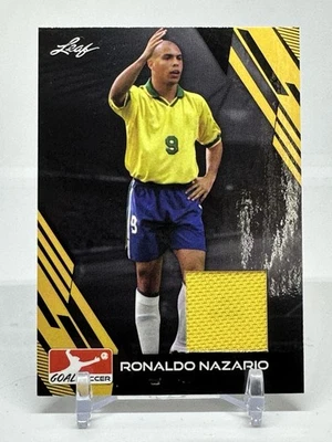 RONALDO NAZARIO 2023 LEAF GOAL #J-16 JERSEY - Image 1 of 2