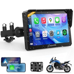 W702PRO para Moto CarPlay y Android Auto y Doble Bluetooth - 7" Impermeable... - Imagen 1 de 9