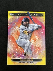 2024 Topps Inception Tyler Black RC Yellow Rookie #134/199 Brewers - Picture 1 of 2