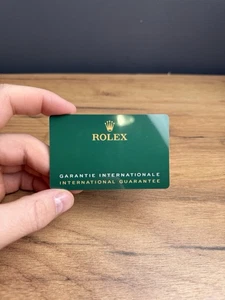 Rolex Guarantee Warranty Card Only - Picture 1 of 9