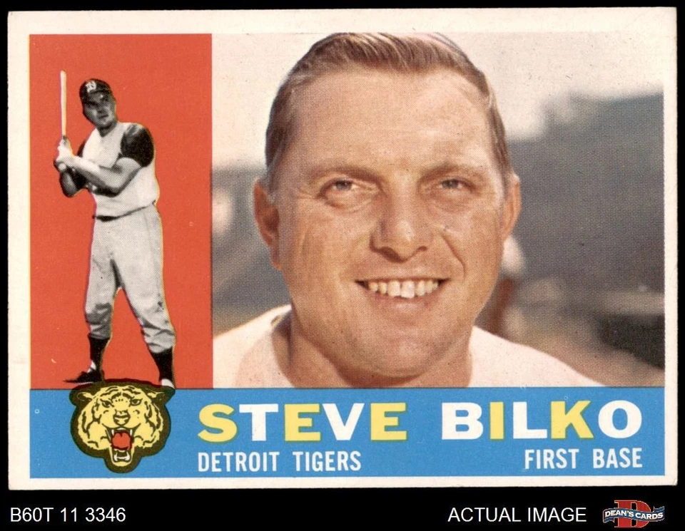 1960 Topps #396 Steve Bilko Tigers 6 - EX/MT - Image 1 of 1
