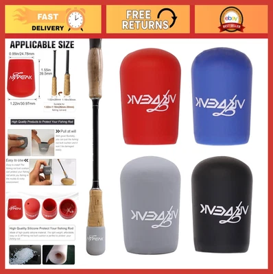 Fishing Rod Butt Cushion Protector Cap End, 8pcs, 31mm, Multi-Color Options - Image 1 of 4