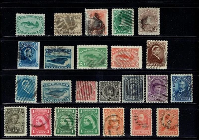 Newfoundland small lot of used stamps - Image 1 of 2