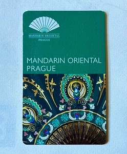 Mandarin Oriental Prague Czech Republic Luxury Hotel Room KEY CARD Keycard - Picture 1 of 2