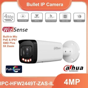 Dahua IPC-HFW2449T-ZAS-IL 4MP Smart Dual Light Bullet WizSense Network Camera - Picture 1 of 11