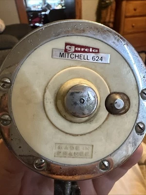 Carrete de pesca agua salada Garcia Mitchell 624 - De colección Hecho en Francia Foto 1 de 4
