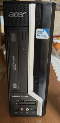 Pc Desktop Acer Veriton Intel Pentium 2,70 ghz Ssd samsung 120 4 gb ram - Immagine 1 di 4