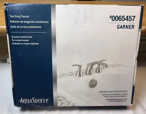 AquaSource Garner Tub Only Faucet Brushed Nickel Finish 0065457 - Picture 1 of 1
