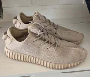 Sneakers Yeezy x Adidas beige maglia tessuto Boost 350 V1 Oxford marrone taglia 11 - Foto 1 di 6