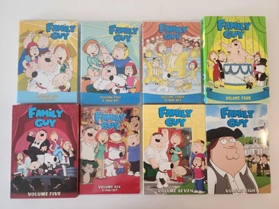 Family Guy Volume 1-8 (Seasons 1-8) with Seth MacFarlane Autograph - Image 1 of 3