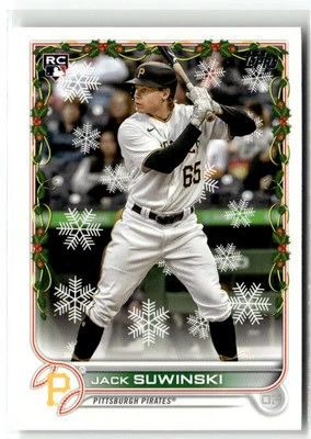 2022 Topps Holiday #HW103 Jack Suwinski - Image 1 of 2