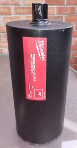 Milwaukee 48-17-5080 8" Diamond Ultra Wet Core Bit, 1-1/4"-7 Thread - Picture 1 of 12