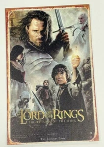 Lord of the Rings Wood MDF Wall Decoration Sign 7" x 11" with Rustic Sides - Picture 1 of 2
