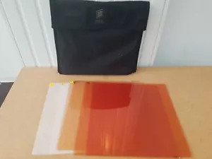LITE PANELS FILTERS 30x30 cm x6 in bag : FULL CTO - FULL - 1/2 - 1/4 - 1/8 + bag - Picture 1 of 3