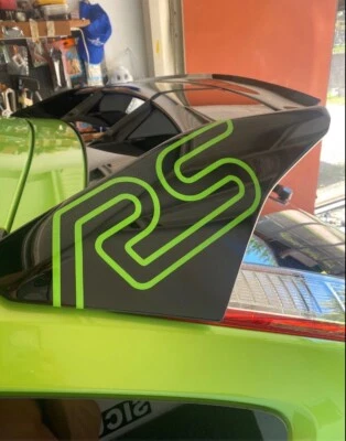 VV KUSTOM ADESIVI SPOILER FOCUS RS MK2 X2 RECARO TURBO MADE UK più colori a scelta