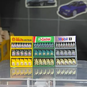 Diorama 1:64 Scale Oil Rack Model Garage Repair Workshop Scene Display Model Toy - Picture 1 of 11