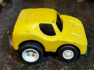 Vintage Collectible 70’s TONKA Yellow Ferrari Toy Sports Car Pressed Steel 3”  - Image 1 of 4