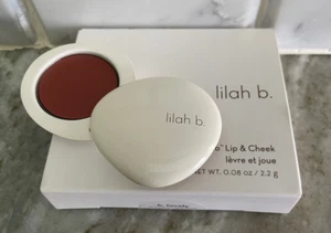 Lilah B Divine Duo Lip & Cheek in Shade B. Lovely NEW with Box - Picture 1 of 3