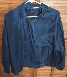 Forresters Golf Windbreaker Rain Jacket Mens XL Lightweight Vented Blue Full Zip - Picture 1 of 5