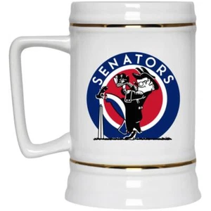 Washington Senators Beer Stein 22 oz. White Ceramic A1 | MLB Baseball Team - Picture 1 of 8