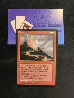 Lava Burst [Ice Age] Excellent MTG - Image 1 of 2