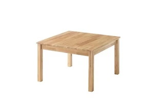 Couchtisch 70x70 cm Wildeiche massivholz geölt Sofatisch Wohnzimmertisch NEU - Bild 1 von 4