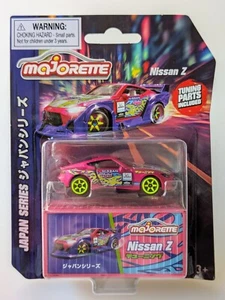 Majorette Japan Serie rosa Nissan Z mit Tuningteilen *Paket Gebrauchsspuren* - Bild 1 von 3