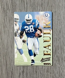 1995 NFL Action Packed | Marshall Faulk | #16 | Indianapolis Colts - Picture 1 of 2