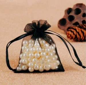 100/200 pcs Organza Wedding Party Favor Decoration Gift Candy Sheer Bags 4x6/3x4 - Picture 1 of 15