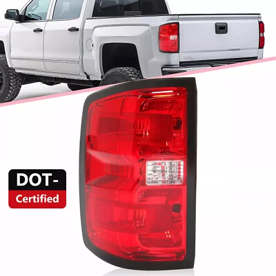 Driver Side Rear Tail Light Lamp For Chevy Silverado 1500 GMC Sierra 2014-2019 - Image 1 of 4