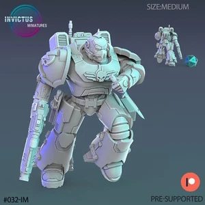 Skeleton Squad B | Invictus Miniatures | RPG Wargaming 3D Printed Soldier - Picture 1 of 1