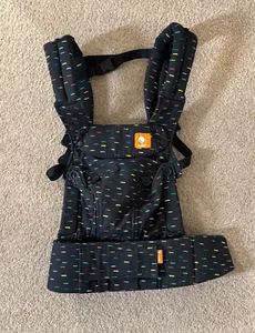 Tula Explorer Baby Carrier, 7-45 pounds, black with rainbow lines - Picture 1 of 2