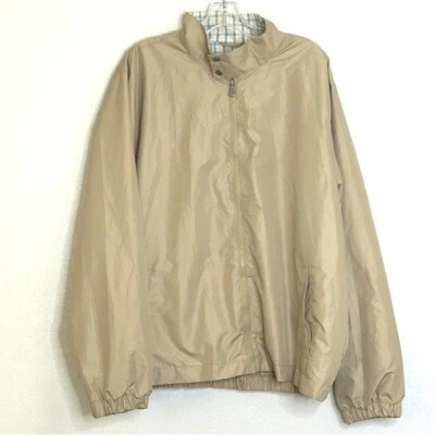 Quebra-vento Izod bronzeado leve manga longa com zíper XXL 2 bolsos frontais - Imagem 1 de 4