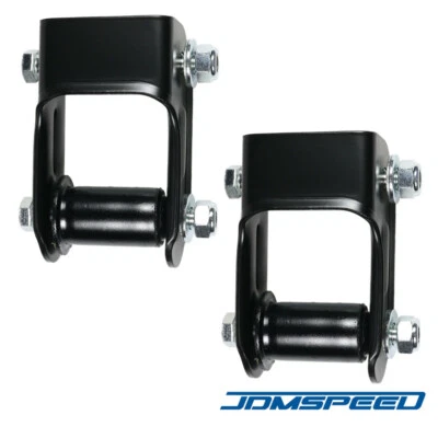 Pair Rear LH & RH Leaf Spring Shackle Kit for Chevy Blazer S10 GMC Jimmy S15 - Image 1 of 4
